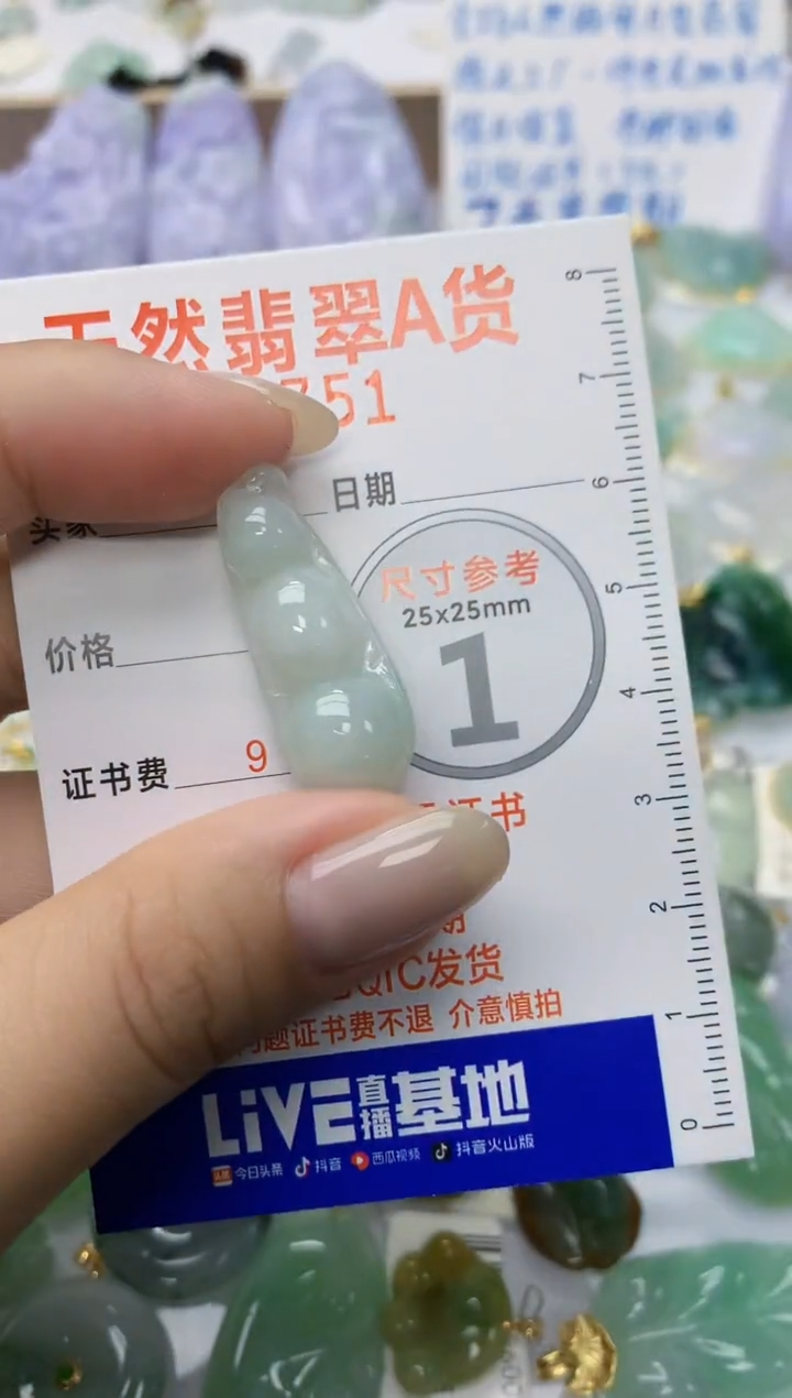 颈饰未镶嵌翡翠天然翡翠A货