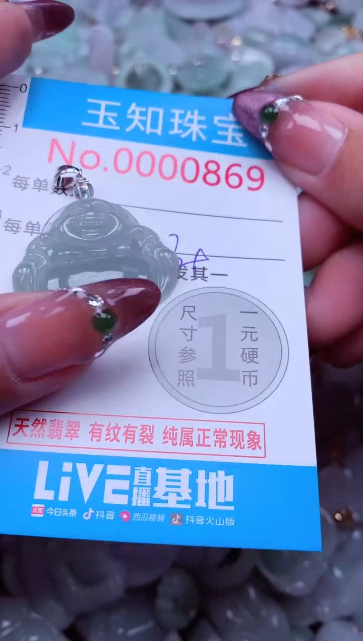 吊坠(不含链)未镶嵌翡翠869