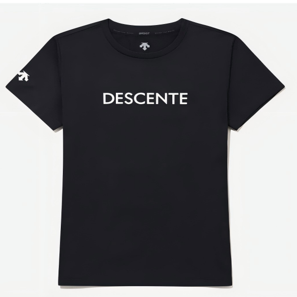 DESCENTE/迪桑特塔夫面料圆领短袖速干T恤SQ323UTS73