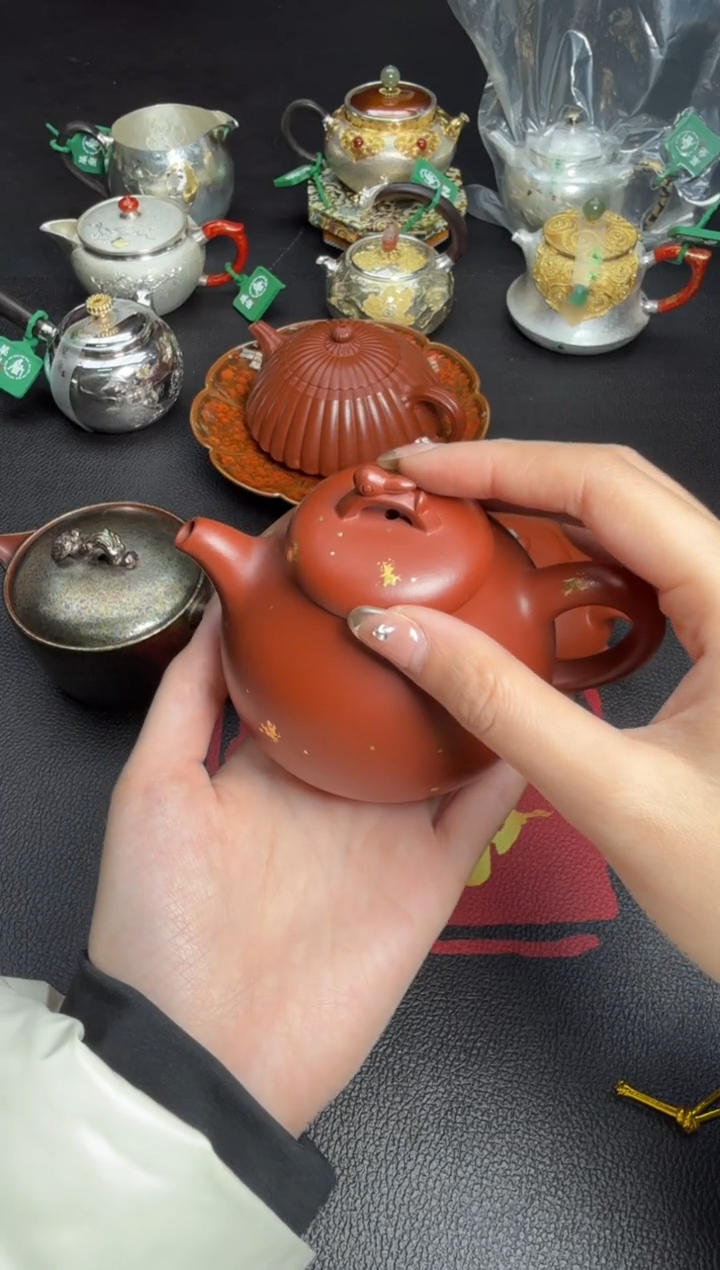 茶壶紫砂汤华刚紫砂壶65