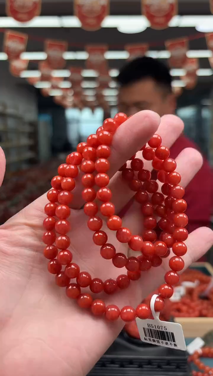 【闪购商品】南红玛瑙A20未镶嵌7mm瓦西多圈-多样性发一件