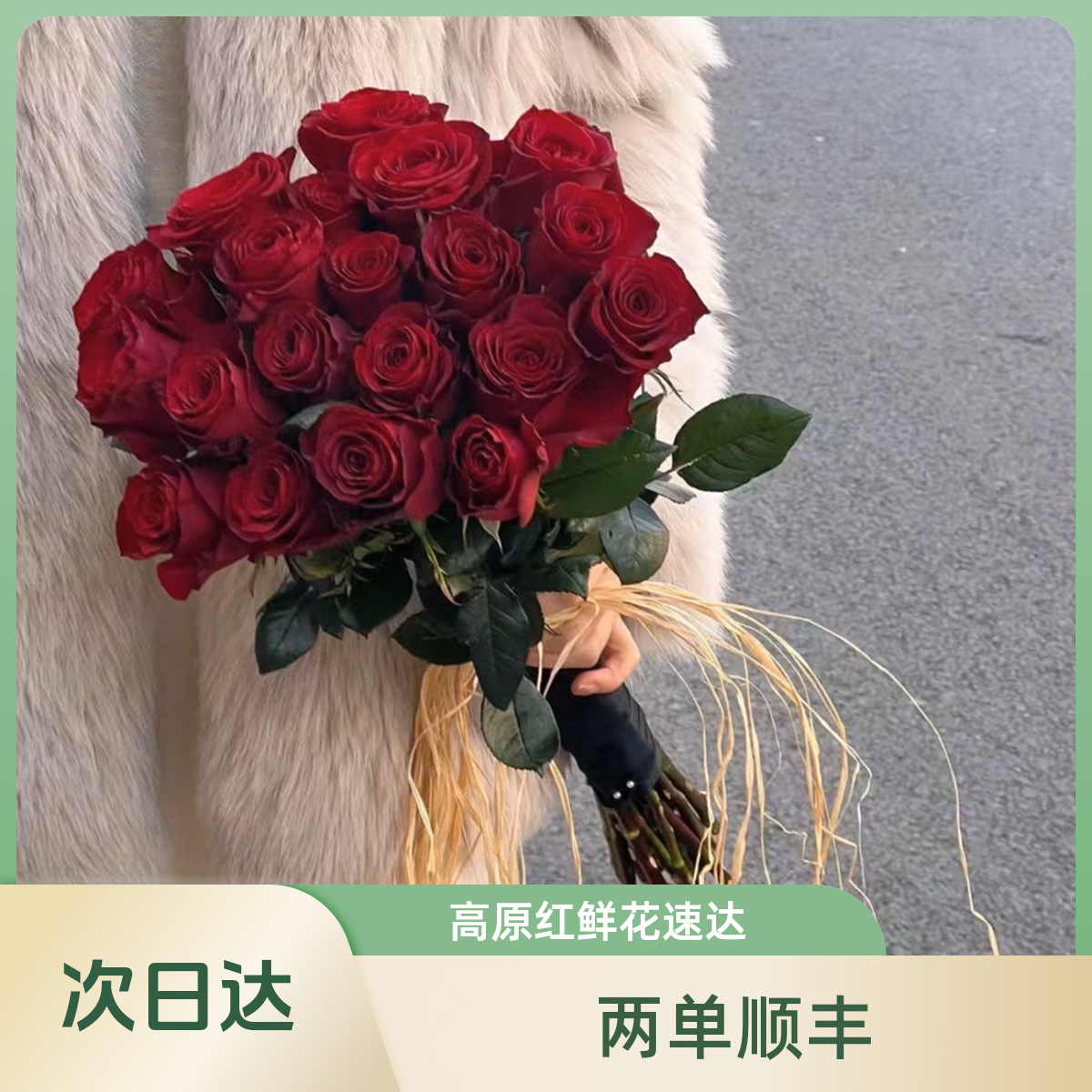 高原红 家居鲜花 常州直播批发 江浙沪皖次日达