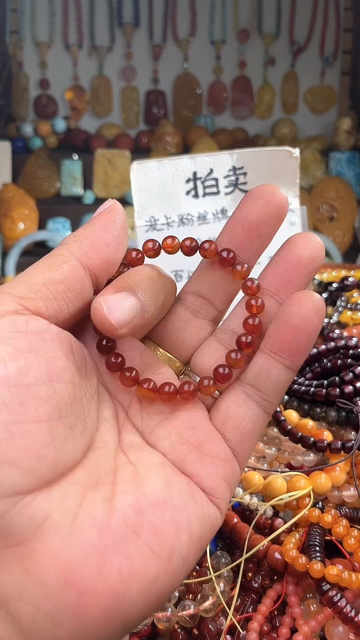 裸石琥珀未镶嵌花* 一物一拍 163988