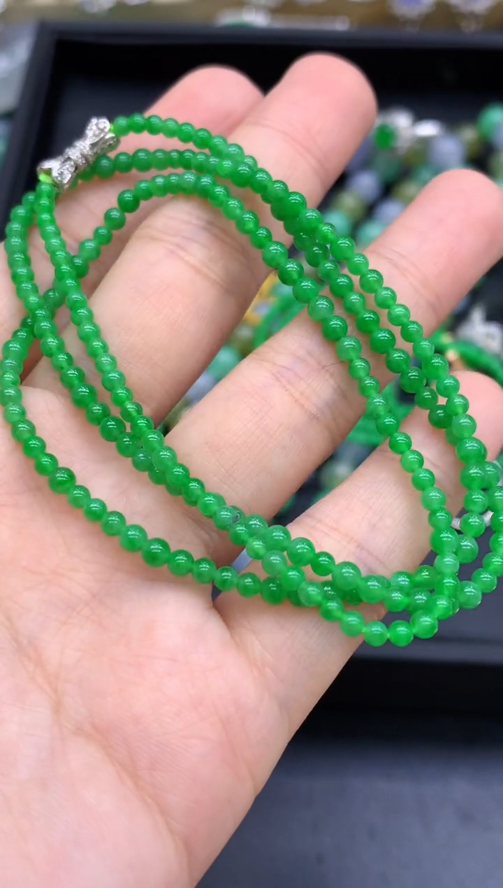 颈饰未镶嵌翡翠874-中国好珍宝