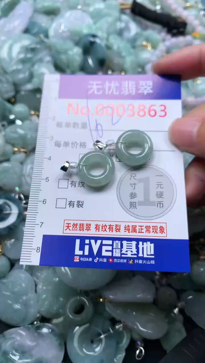 颈饰未镶嵌翡翠3863