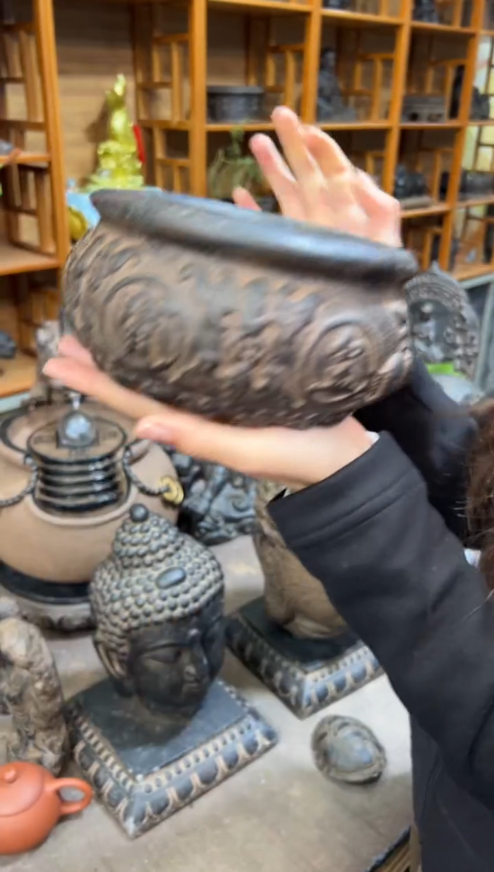 陶土【火山泥】聚宝盆