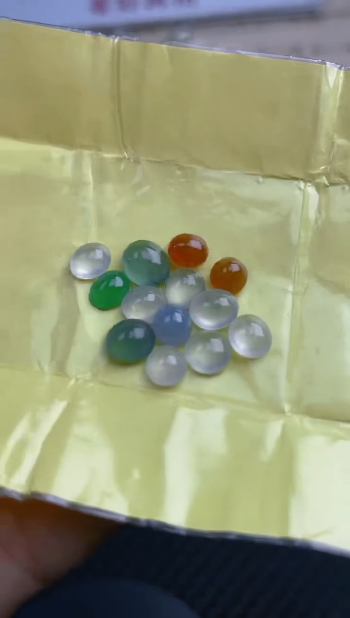 【闪购商品】定制翡翠未镶嵌天然翡翠蛋面57