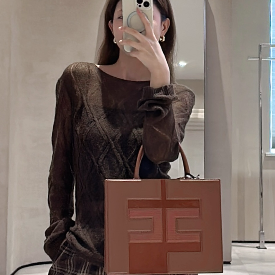 【WIWH PARIS】25早秋新品圆领羊毛针织衫