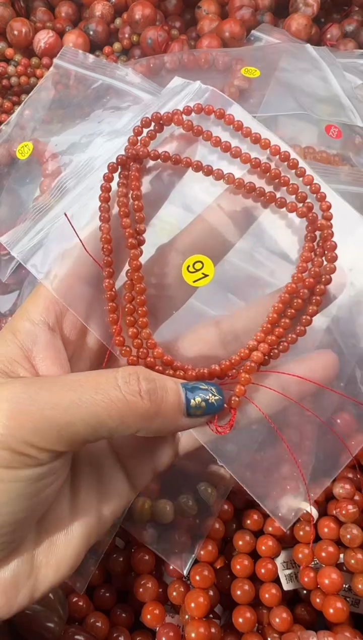 未镶嵌手串南红玛瑙4