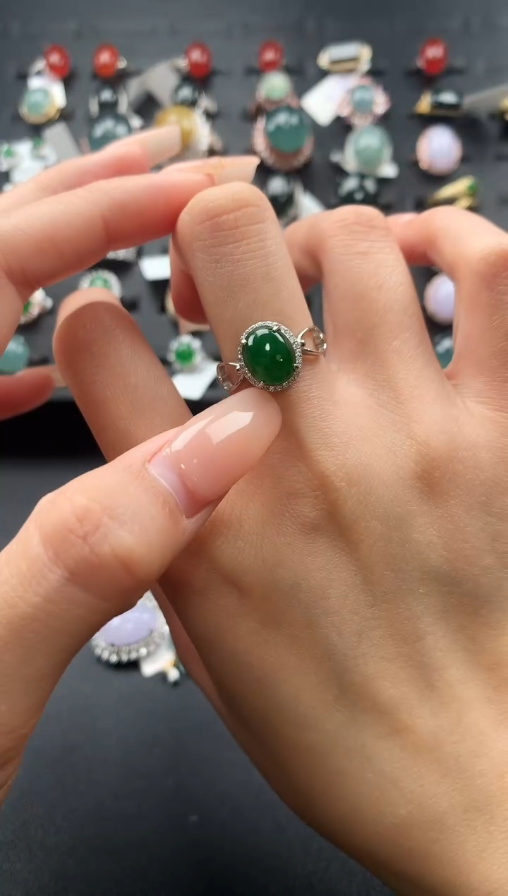 【闪购商品】翡翠戒指未镶嵌56487647476646574