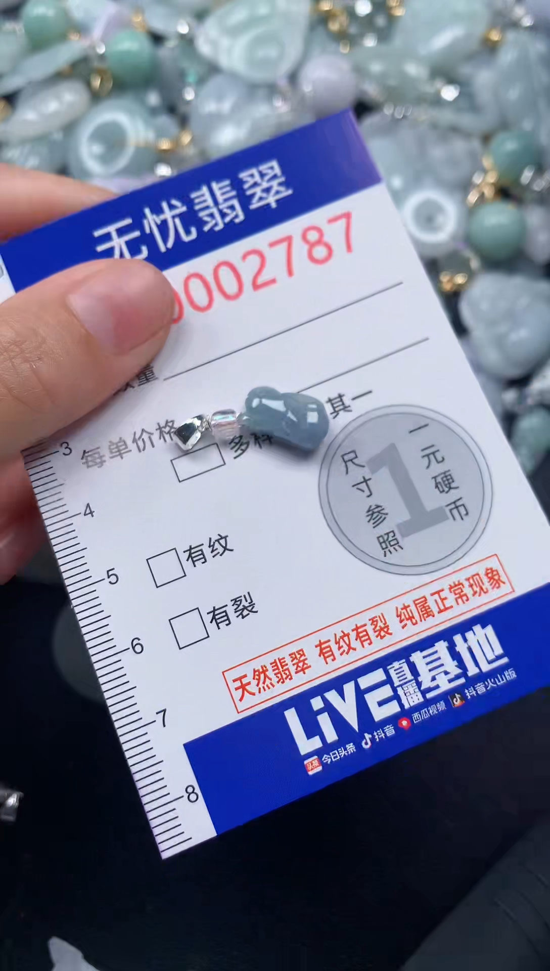 颈饰未镶嵌翡翠2787