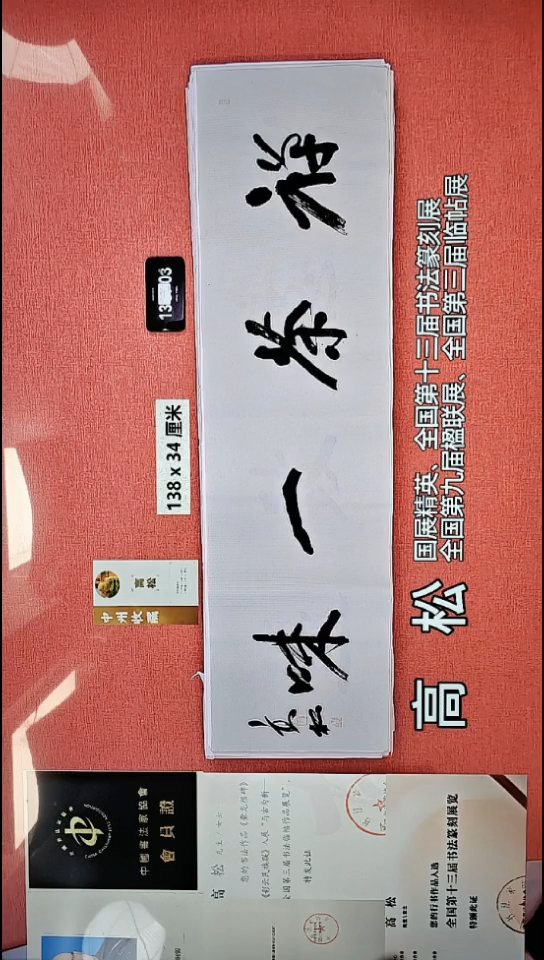 书法195    高老师书法作品