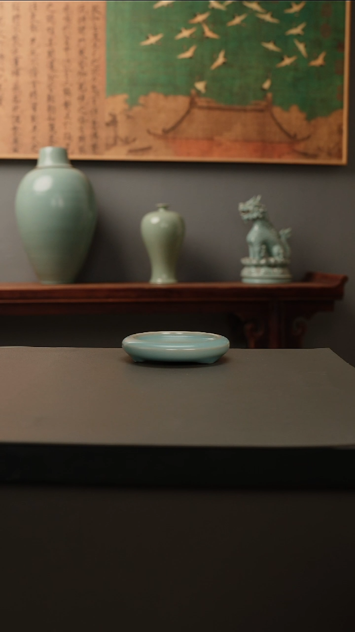 【闪购商品】杯仿古釉原矿  杯垫