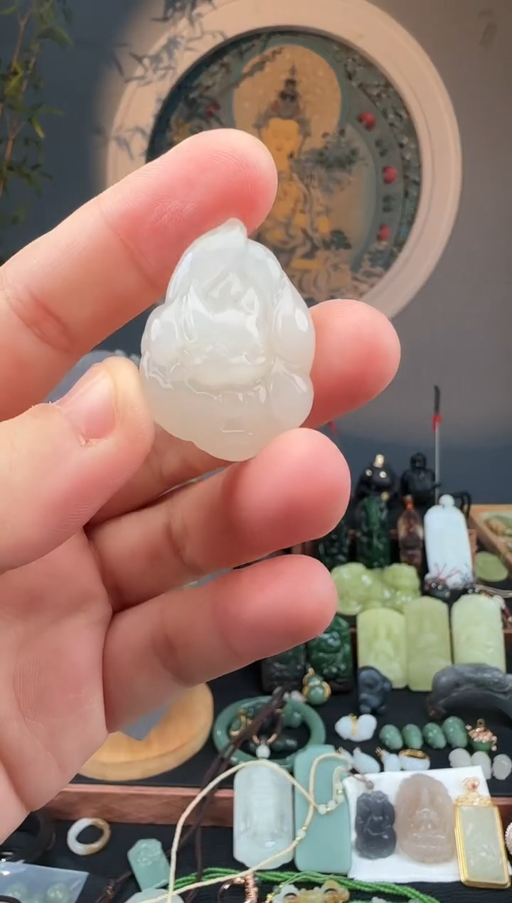 颈饰未镶嵌和田玉和田玉