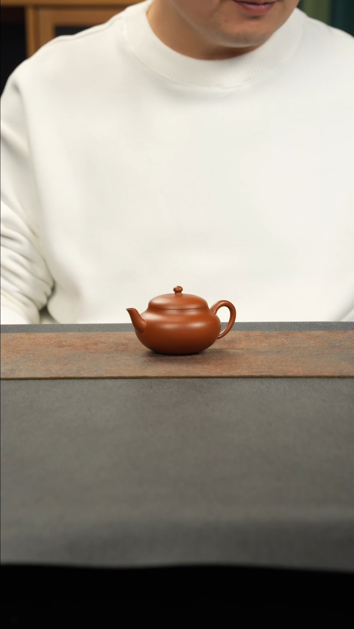 茶壶紫砂缘聚 朱泥