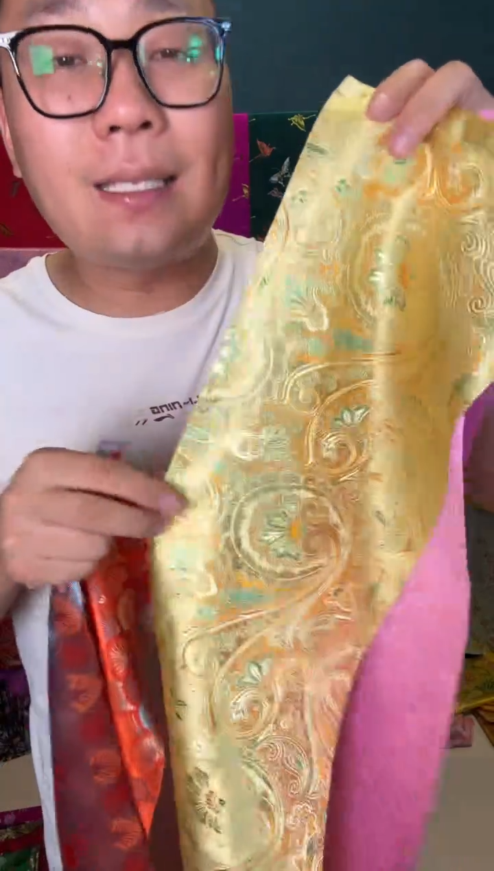 混纺3块碎布条6号布头