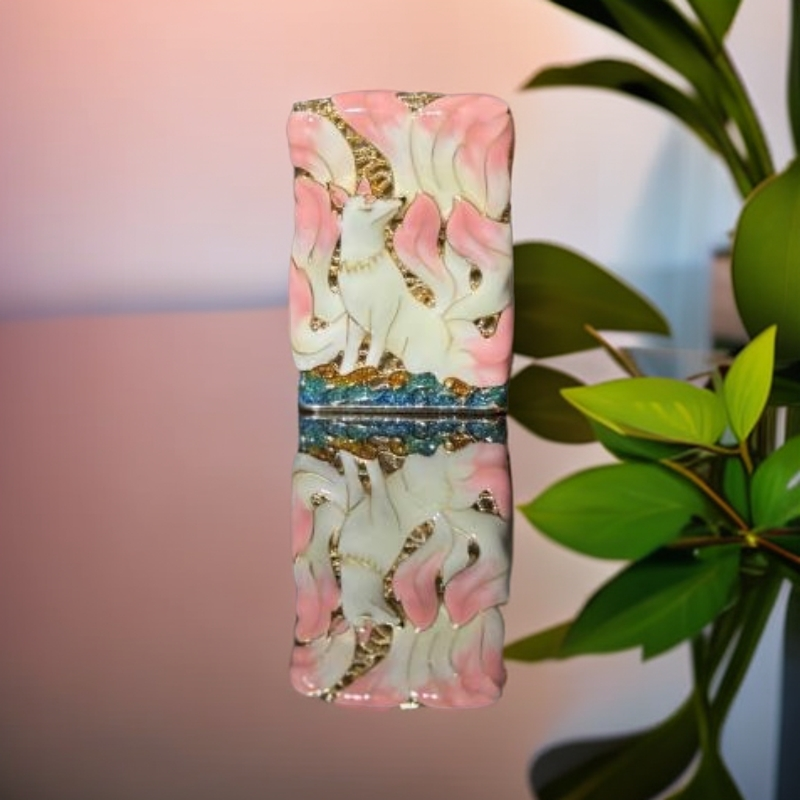 九尾狐夜光（粉色）煤油机L（配官方礼盒证书）