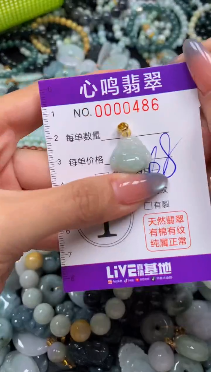 颈饰未镶嵌翡翠闪购00486