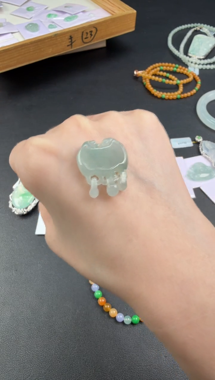 吊坠(不含链)未镶嵌翡翠翡翠饰品-282