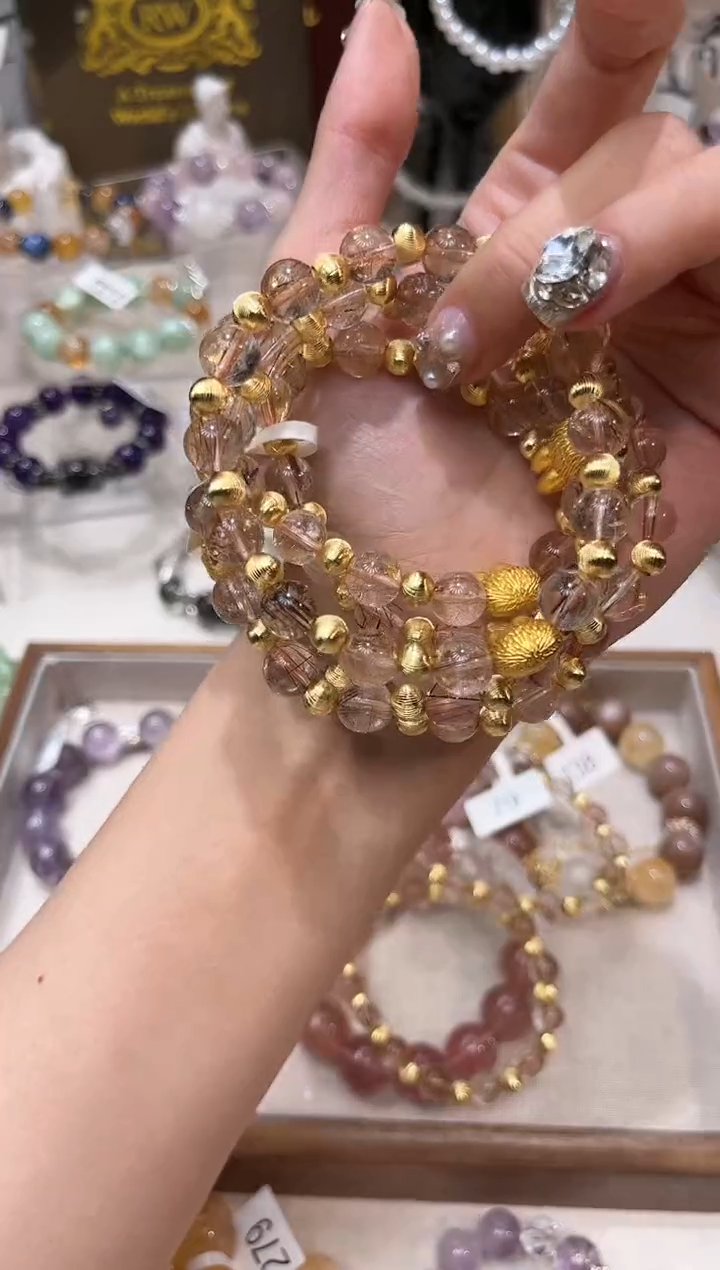 【闪购商品】水晶手链未镶嵌多样性发货发其一颜色微差