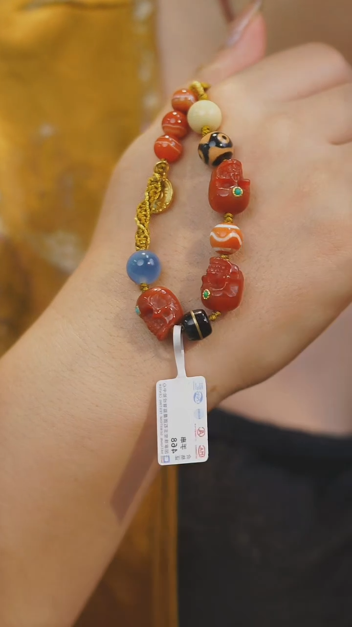 【闪购商品】玛瑙/玉髓手串未镶嵌多样性发其一