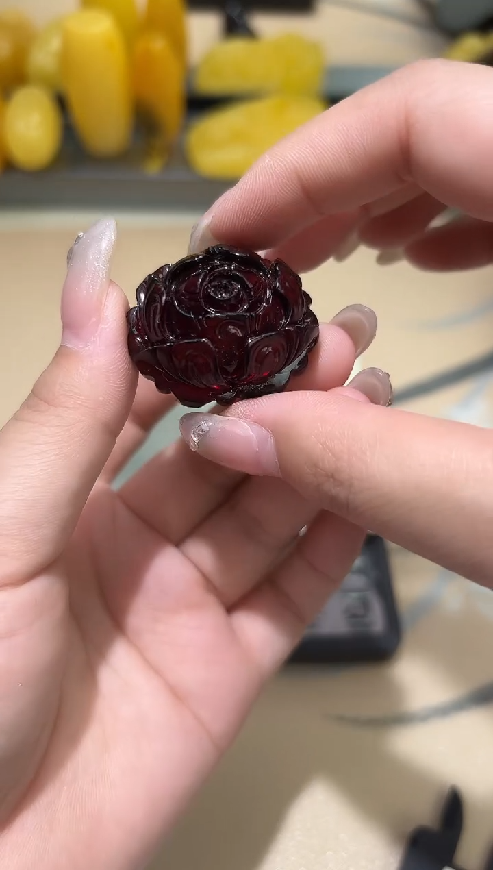 裸石琥珀未镶嵌琥珀蜜蜡吊坠