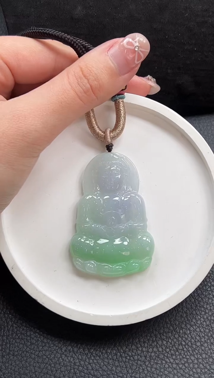 【闪购商品】翡翠颈饰未镶嵌观音