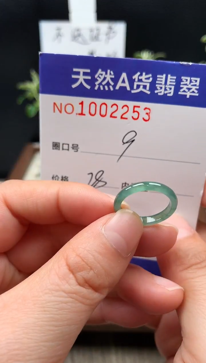 未镶嵌戒指翡翠9#