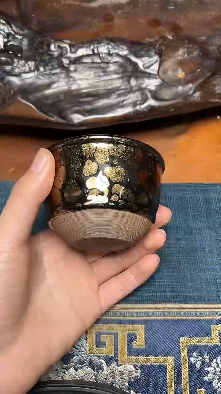 【闪购商品】茶盏名家建盏谢长旺（带证书礼盒）22