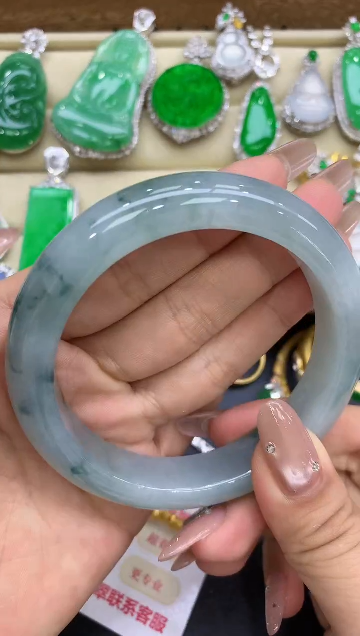 未镶嵌手镯翡翠431-中国好珍宝