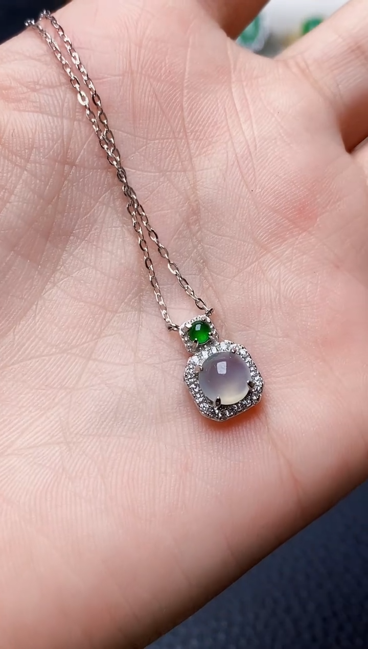 银S925镶嵌戒指翡翠1539