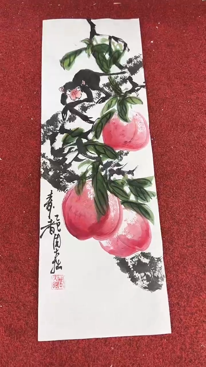 国画周大拙/国画/花鸟