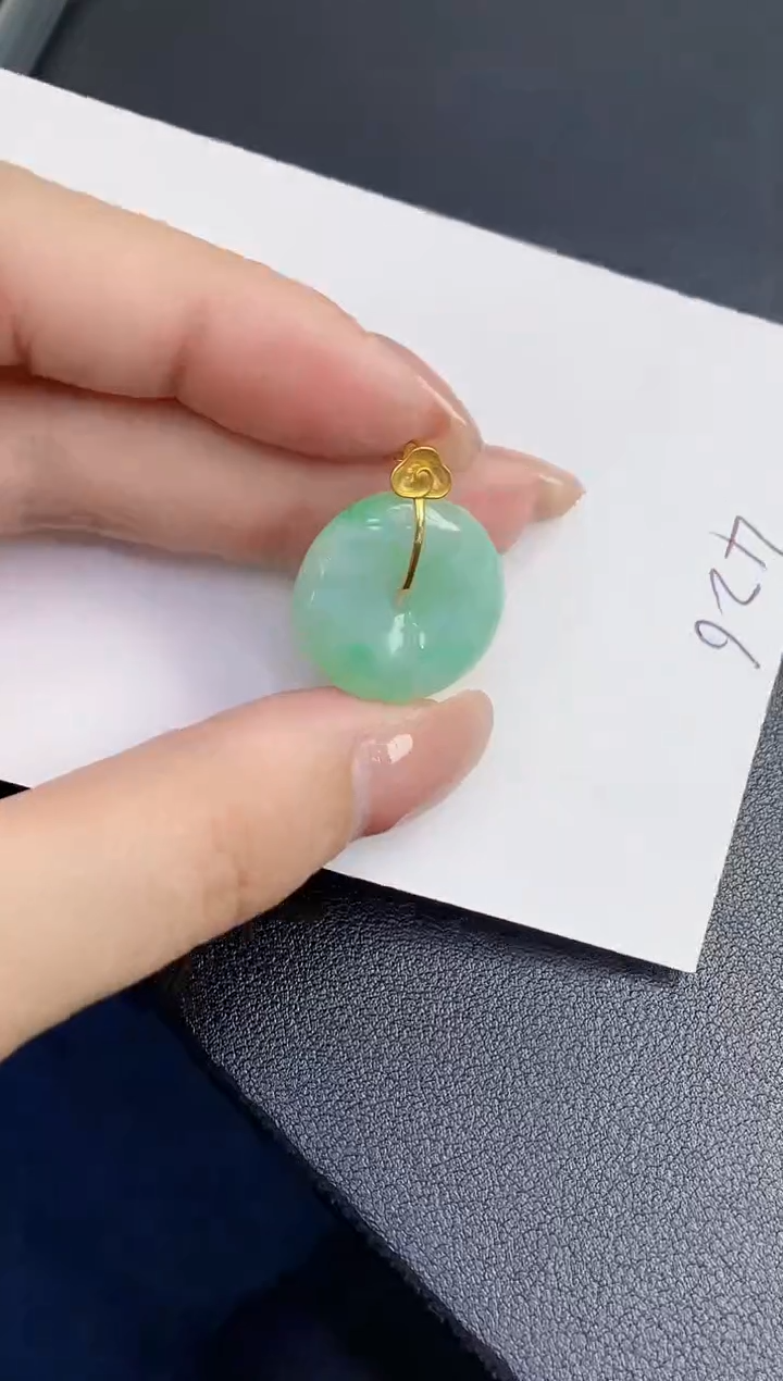 【闪购商品】翡翠18K金镶嵌颈饰00000000000