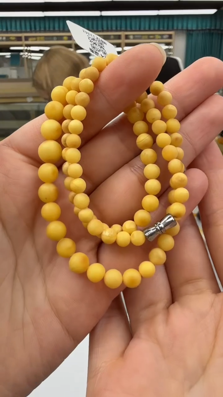 未镶嵌颈饰琥珀103秒拍号 假一罚三