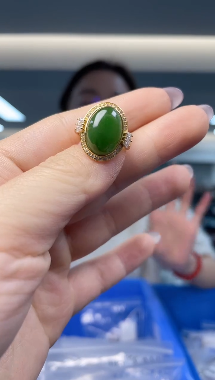 【闪购商品】和田玉`银S925镶嵌多样性发一件