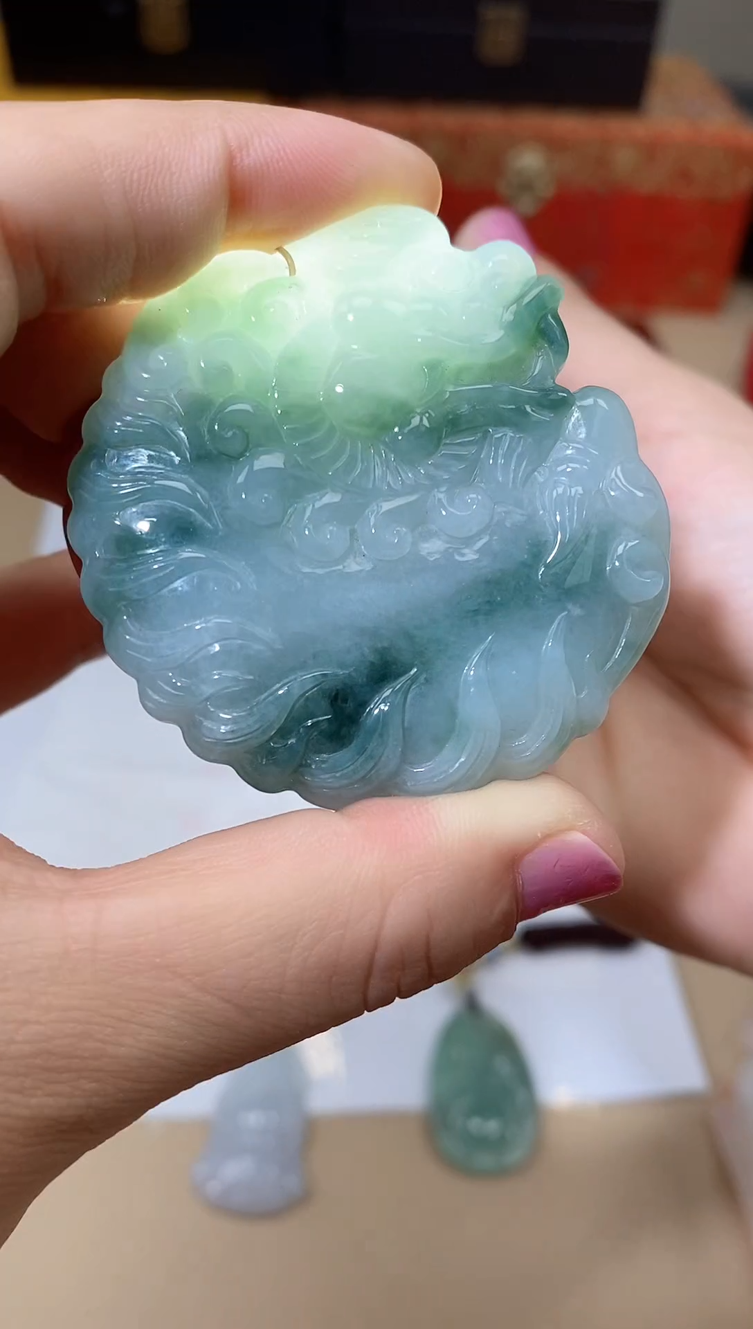 【闪购商品】翡翠颈饰未镶嵌天然A货翡翠