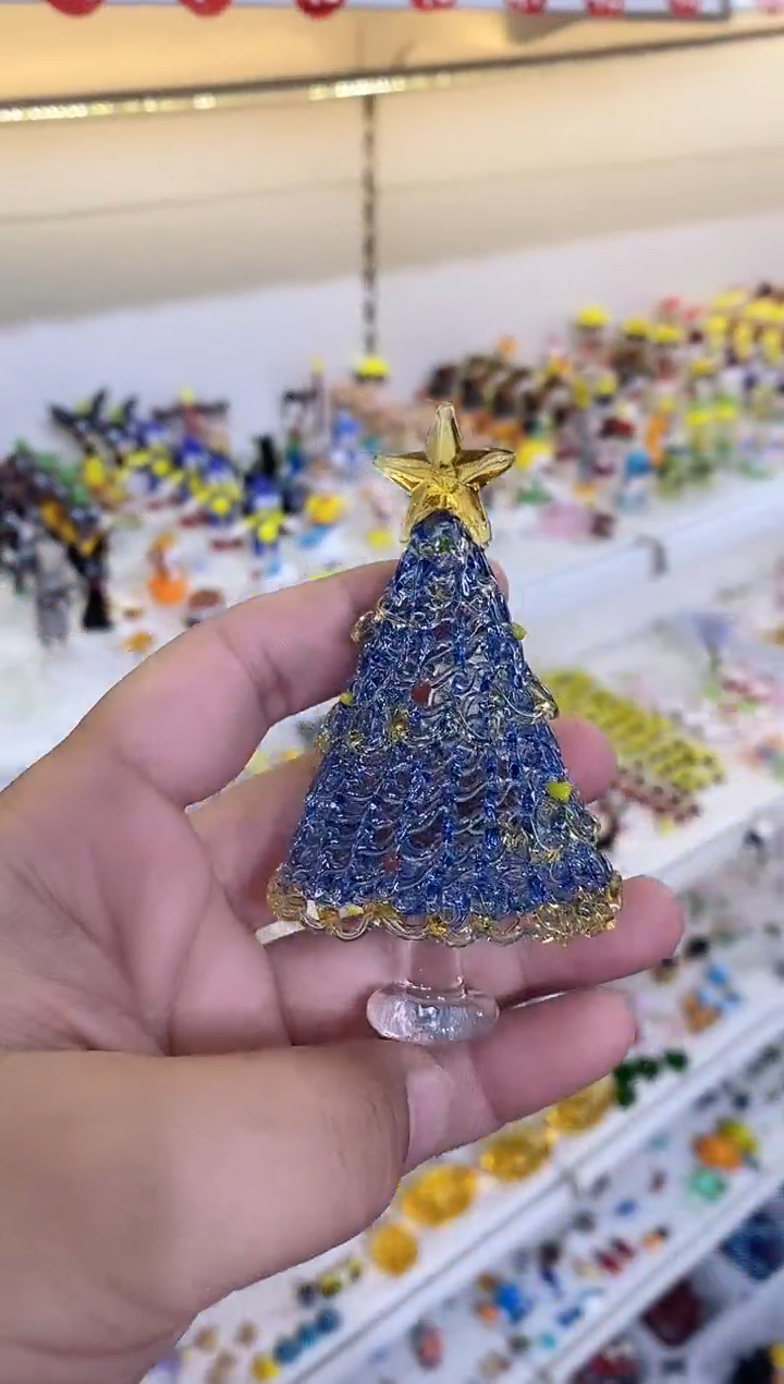琉璃手工艺品圣诞树