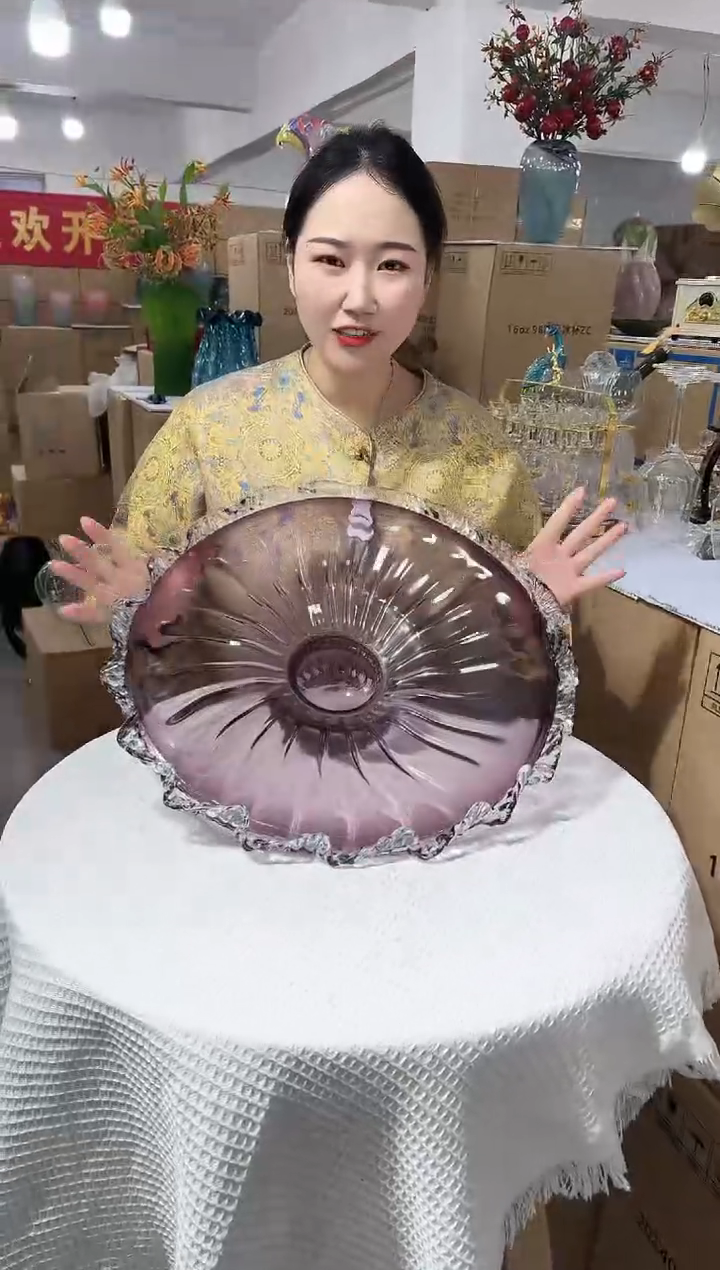 【闪购商品】无铅玻璃玖月花器B-品4