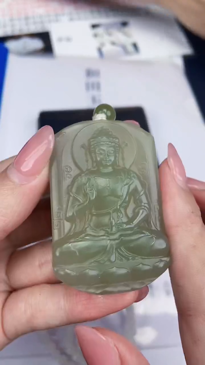 和田玉未镶嵌挂件 2224421