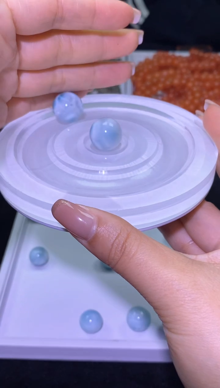 未镶嵌针钠钙石（海纹石）吊坠(不含链)海纹单珠-A03-多样性发其一