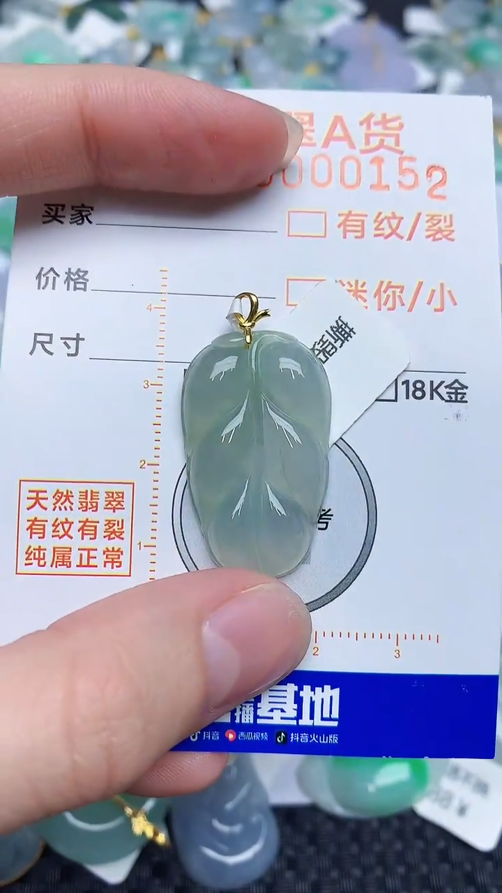【闪购商品】翡翠颈饰18K金镶嵌4534534534