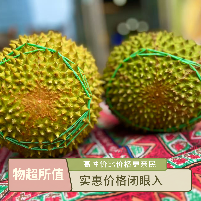 《顺丰包邮》2025当季马来西亚鲜果猫山王新鲜榴莲核大核小20斤