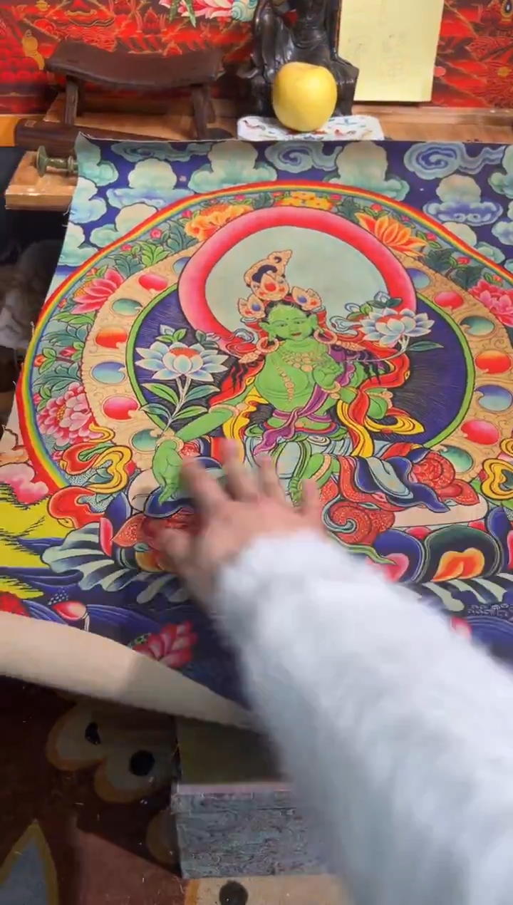 卷轴画卷轴画奥奥的唐卡