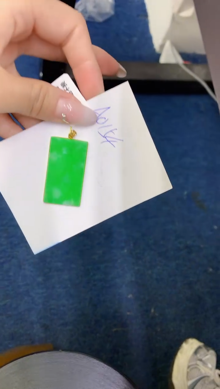 【闪购商品】翡翠颈饰18K金镶嵌00000000000