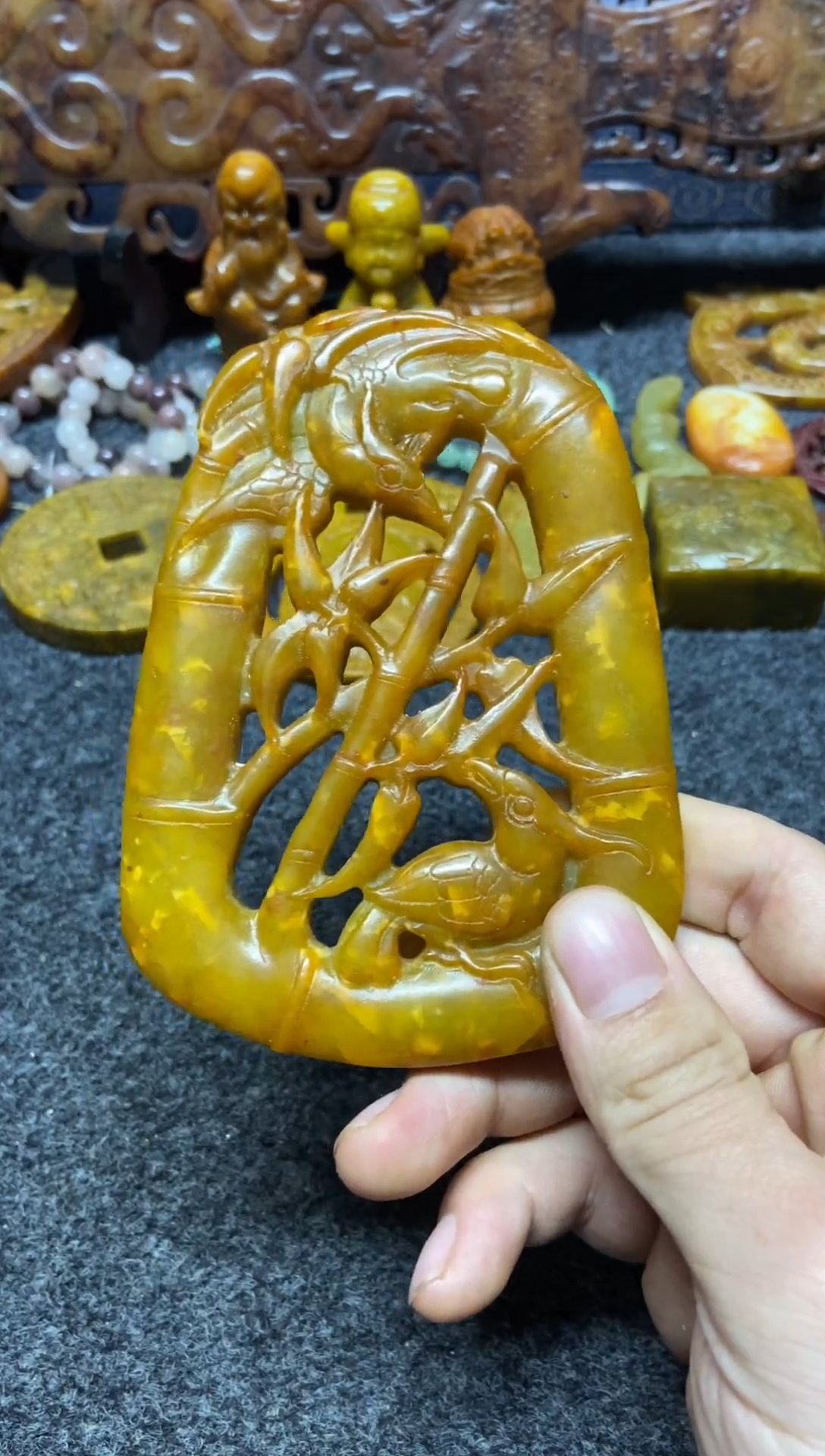 未镶嵌蛇纹石玉吊坠(不含链)直播间专用链接