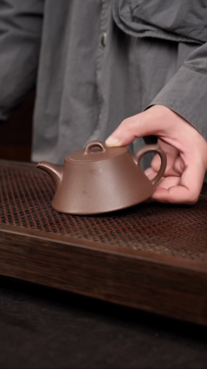 【闪购商品】紫砂茶壶老紫泥柱础