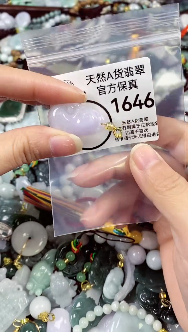 【闪购商品】翡翠颈饰未镶嵌天然A货翡翠1646