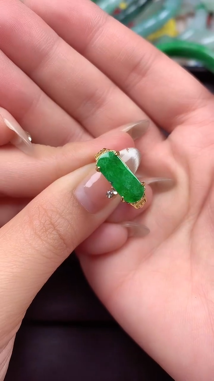 【闪购商品】翡翠戒指银S925镶嵌 戒指