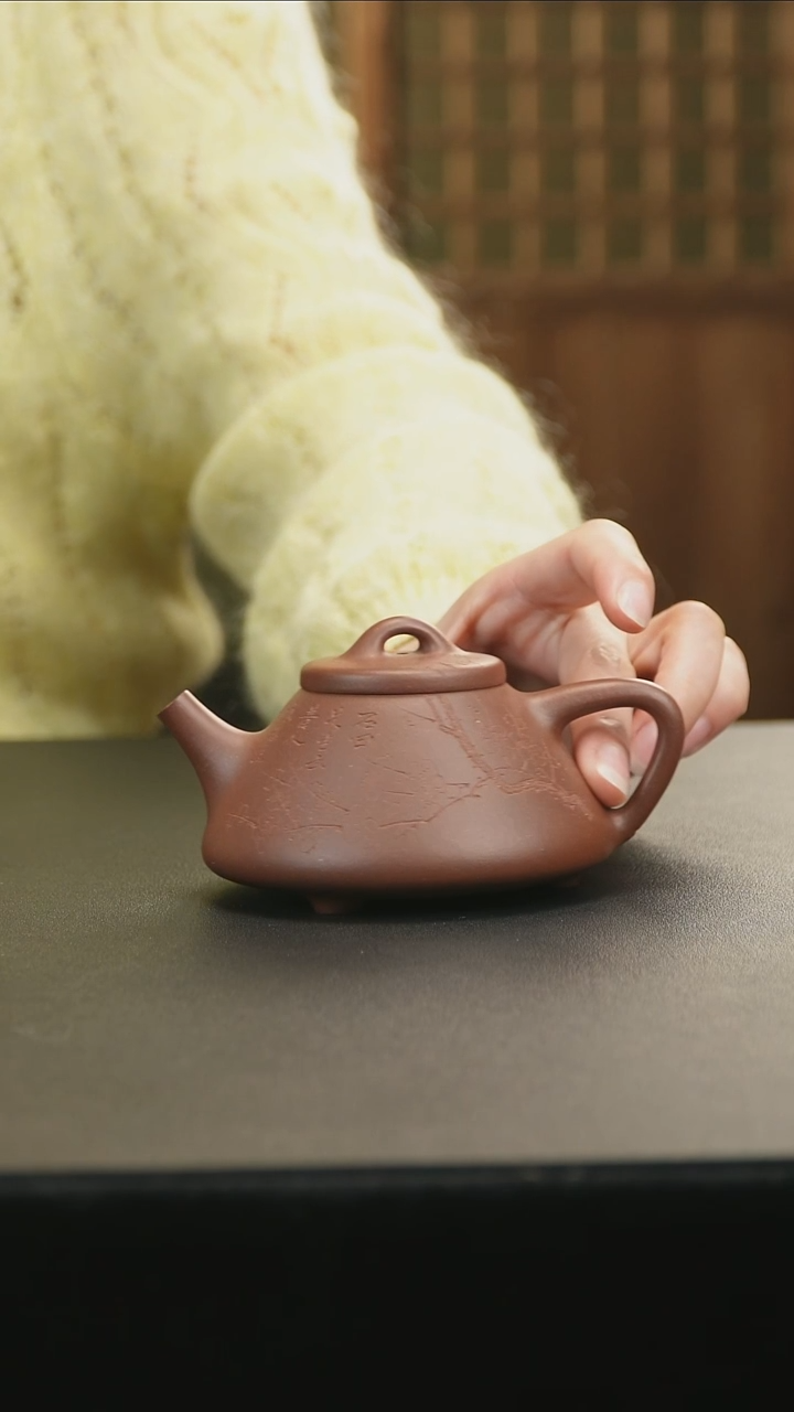 【闪购商品】紫砂茶壶紫砂壶梅花子冶2号井紫泥200cc