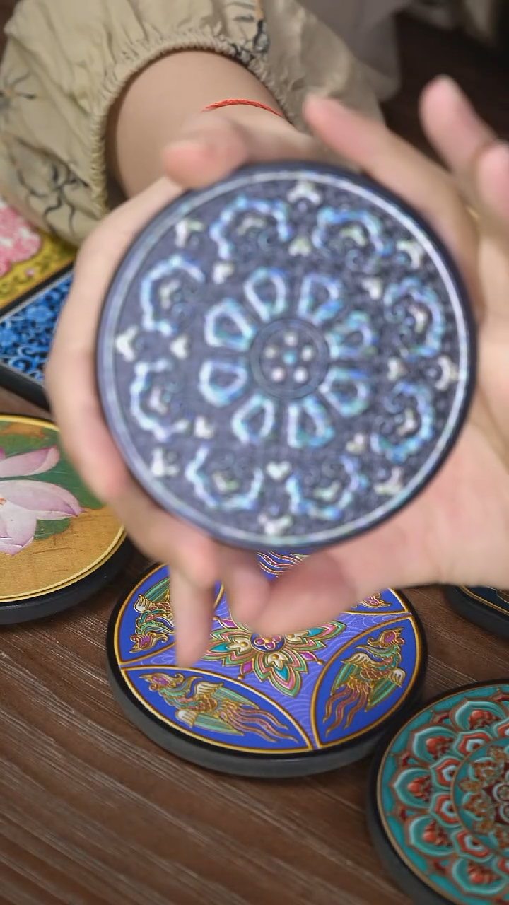 壹藏贰宝幻夜杯垫一片